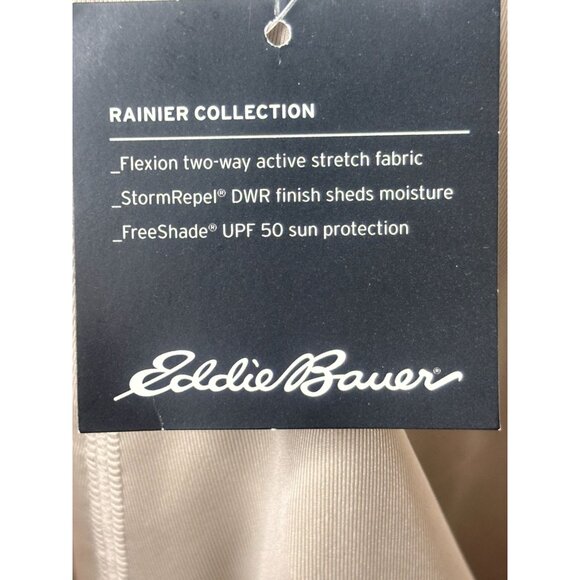 Eddie Bauer Rainers Beige Elastic Waist Skort Pockets PickleballTennis Size 16 - Picture 7 of 11